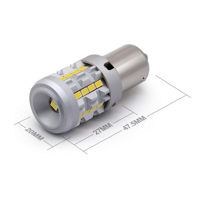 Лампи світлодіодні Carlamp 7K-1156/P21W Canbus (7K1156) - фото 9 Лампи світлодіодні Carlamp 7K-1156/P21W Canbus (7K1156) - фото 9