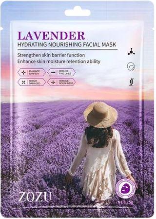 Маска для лица тканевая Zozu Lavender 25 г
