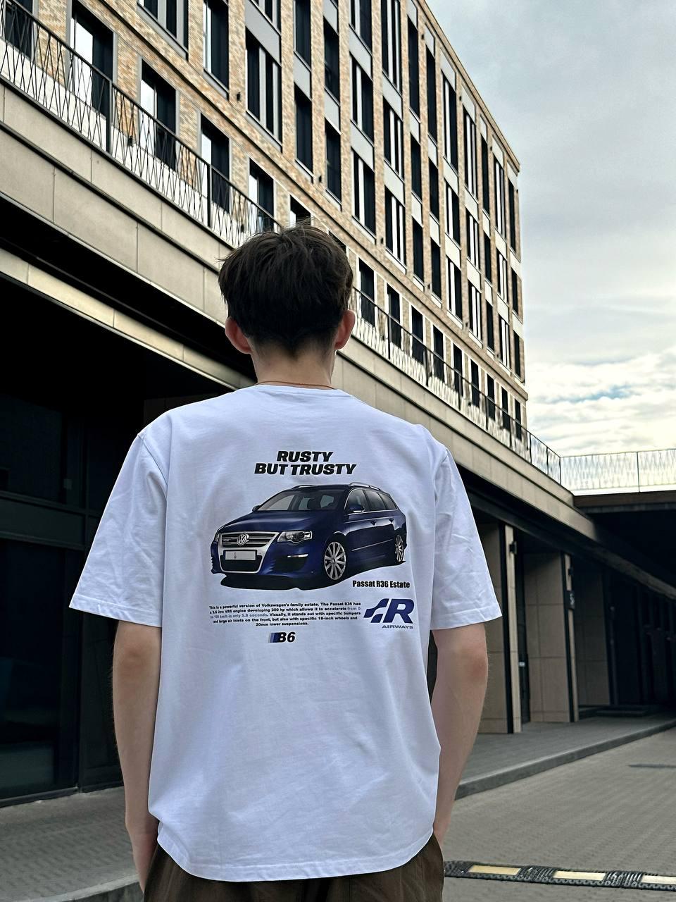 Футболка MEAN LTD Volkswagen Passat R36 Variant B6 S Белый (MLD0085711) - фото 3 Футболка MEAN LTD Volkswagen Passat R36 Variant B6 S Белый (MLD0085711) - фото 3