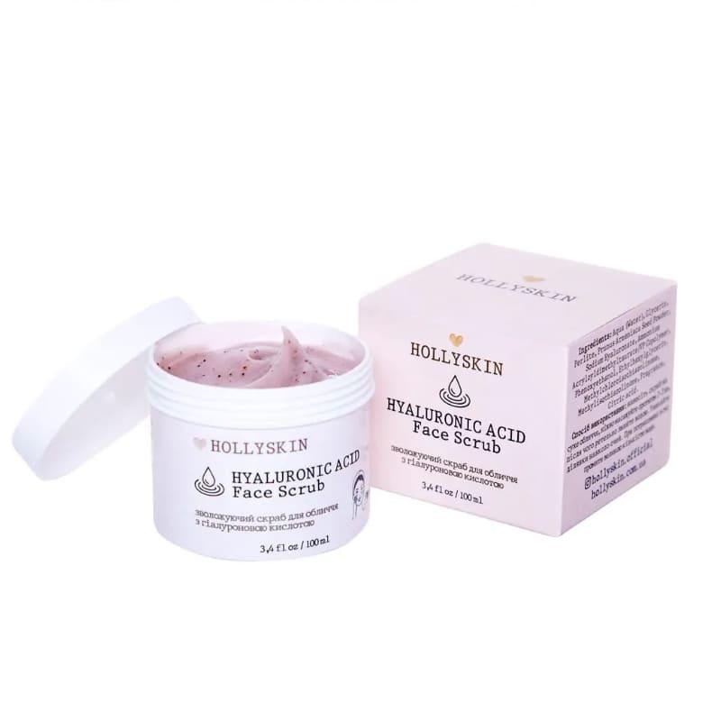 Скраб для обличчя з гіалуроновою кислотою HOLLYSKIN Hyaluronic Acid Face Scrub 100 мл