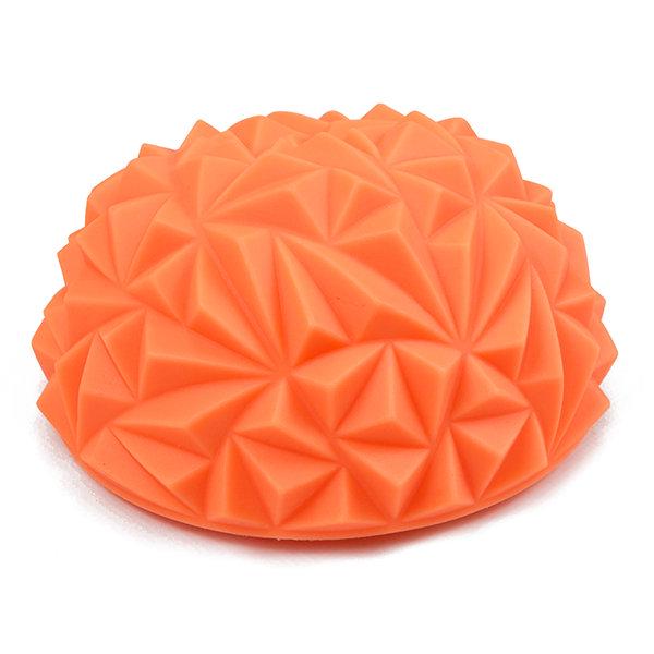 Півсфера балансувальна EasyFit масажна рифлена 16 см Помаранчевий (EF-BP17Or) - фото 1 Півсфера балансувальна EasyFit масажна рифлена 16 см Помаранчевий (EF-BP17Or) - фото 1