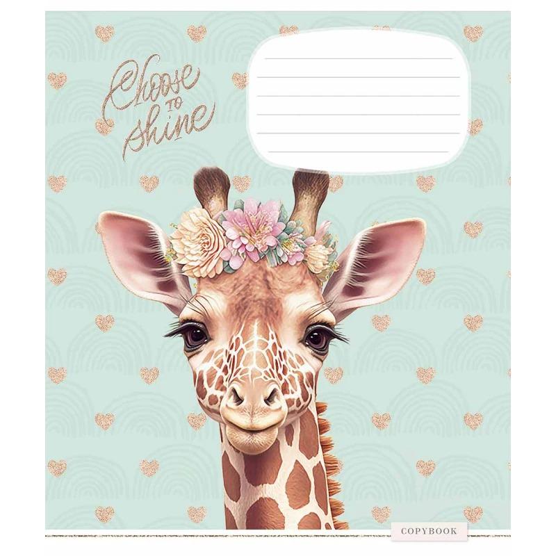 Школьная тетрадь в линейку Школярик 12 л. Разноцветный (NB-286-Z-362)