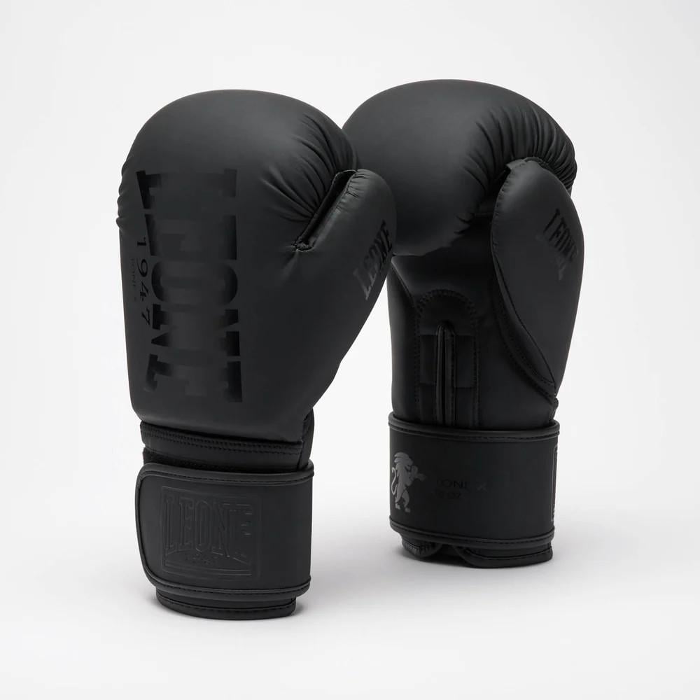 Боксерські рукавиці Leone GN058 TONEx14 унцій Black Боксерські рукавиці Leone GN058 TONEx14 унцій Black