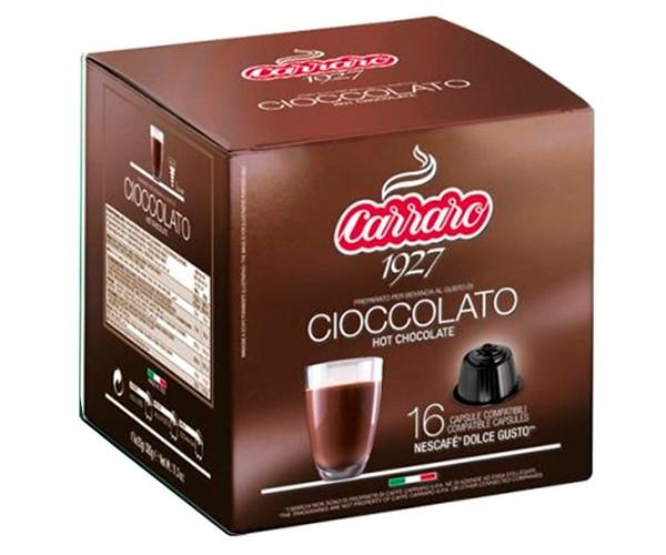 Шоколад у капсулах Carraro Cioccolato Dolce Gusto 16 шт. (Е-206)