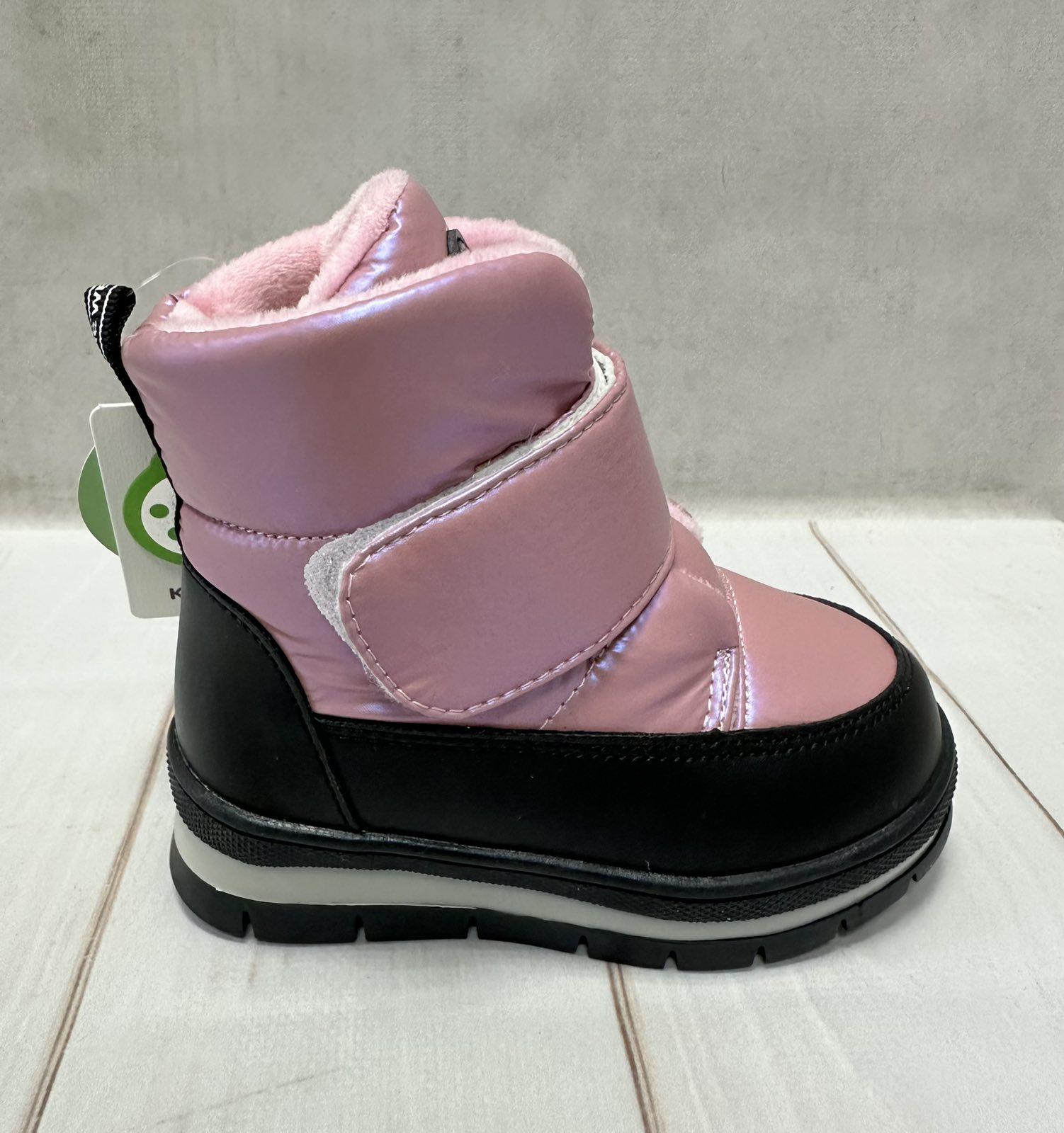 Дутики зимові для дівчато Kimboo р. 23 14,7 см Рожевий