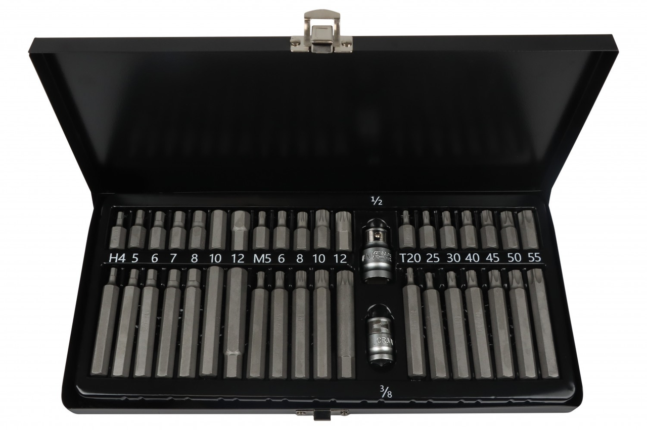 Набір ударних біт Gut Mechanic IBS10040 GM Torx Hex Spline 40 шт. (2919732297)