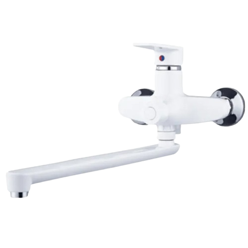 Змішувач для ванни PLAMIX OSCAR-006 з душовим набором White (MX1895)