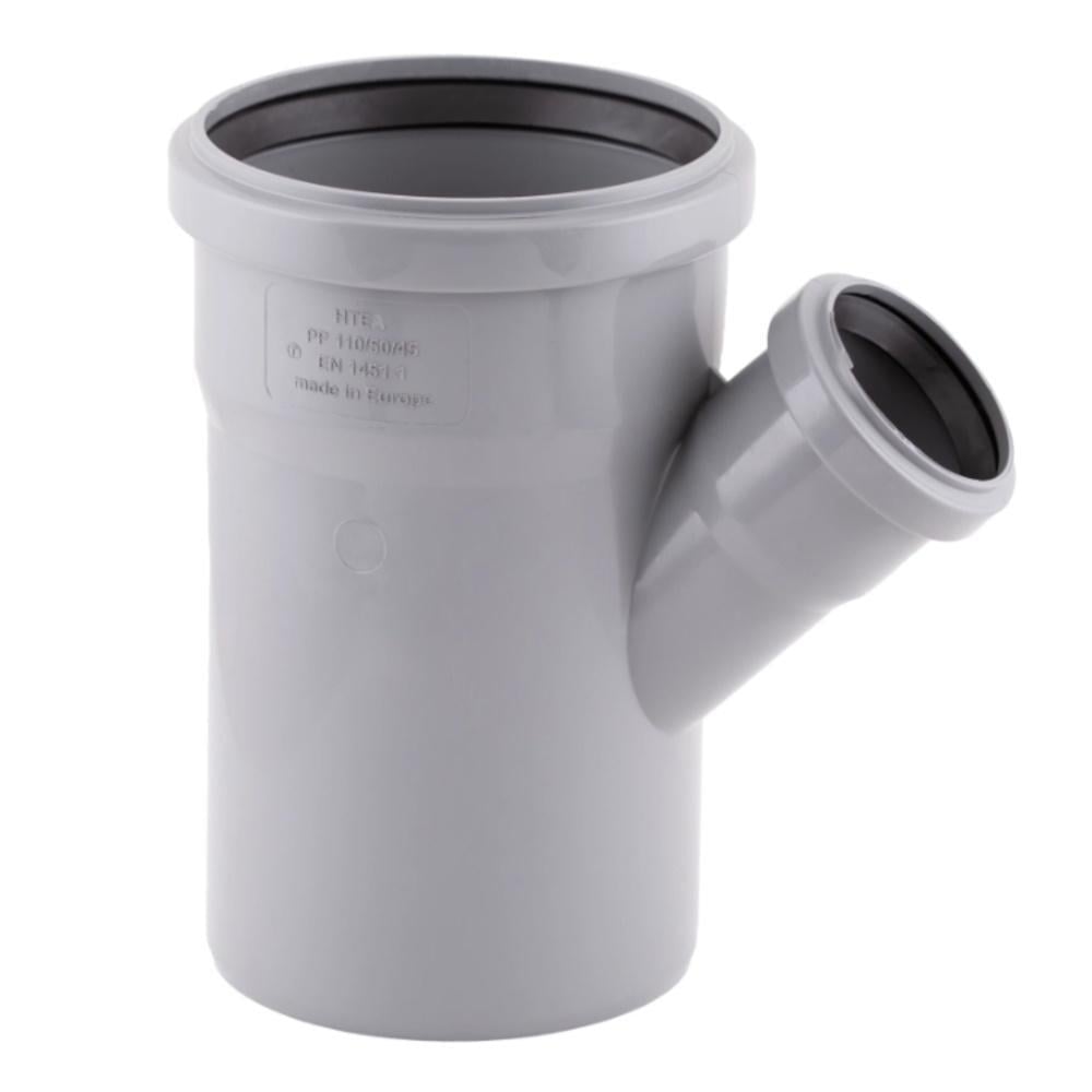 Тройник канализационный TA Sewage 45° d 110х50х110 мм (SD00034433)