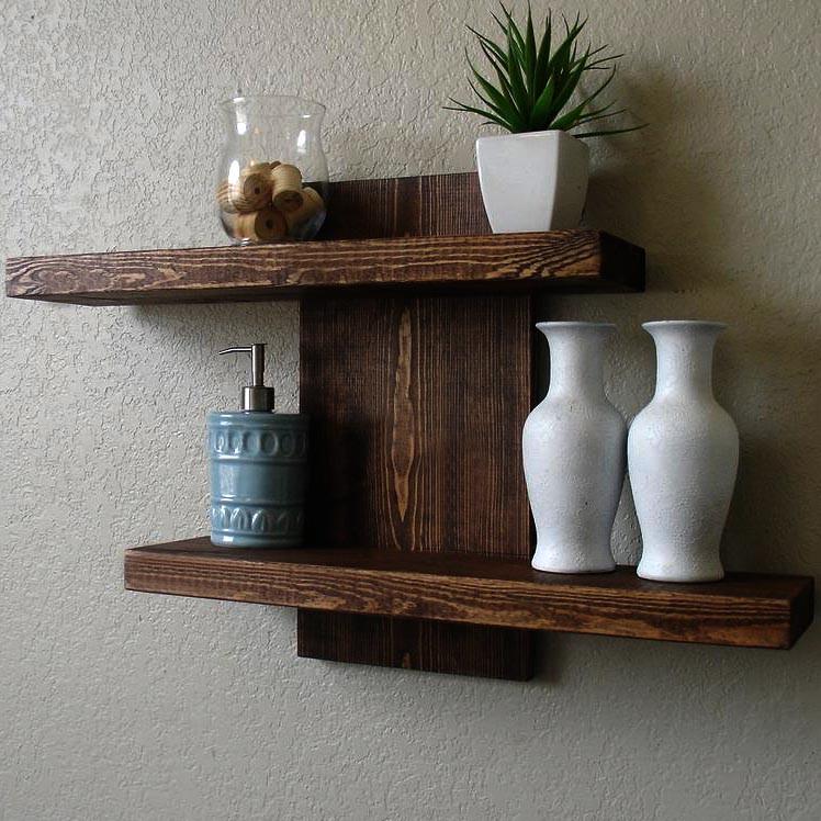 Полка для ванной из дерева Магдебург Капучино (ВНП/001609)