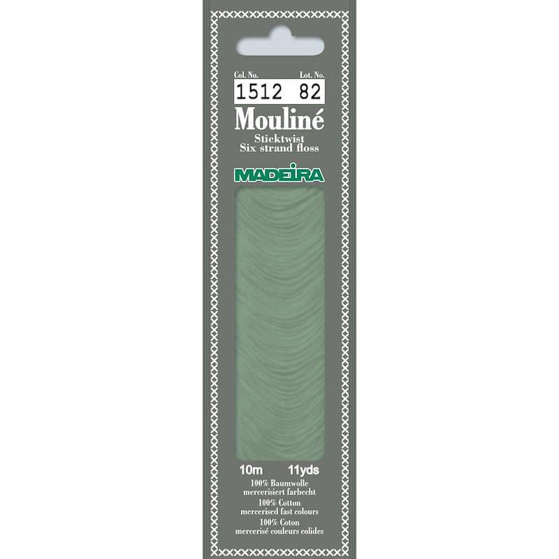 Нитки мулине Madeira 1512 Mouline Папоротник