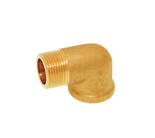 Колено Pattaroni 1" ЗВ латунь (AKV-F92R004)