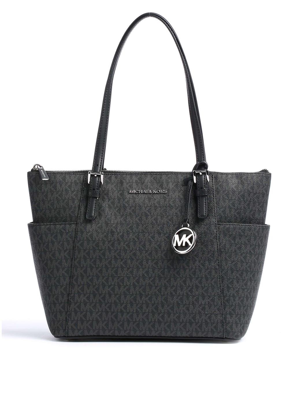 Сумка тоут женская из эко кожи MICHAEL KORS EW TZ TOTE 30S0STTT1B001 Черный