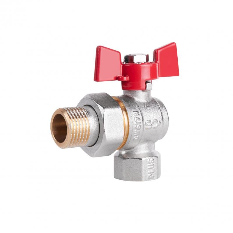 Кран шаровой американка SD Plus SD222NW15PN40 1/2" ВЗ угловой