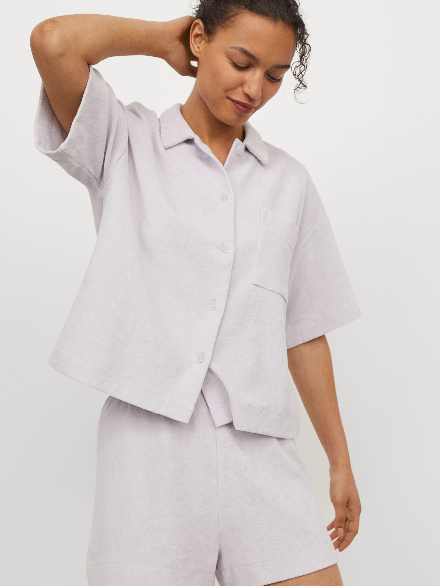 Шорти для сну H&M L Ліловий (X406970473)