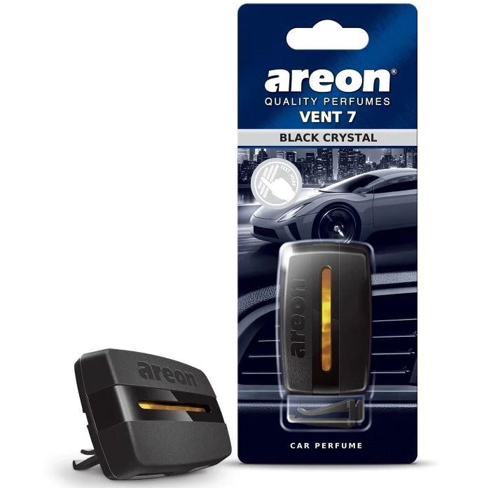Освіжувач повітря гелевий для обдуву Areon Vent 7 Black Crystal (504745)
