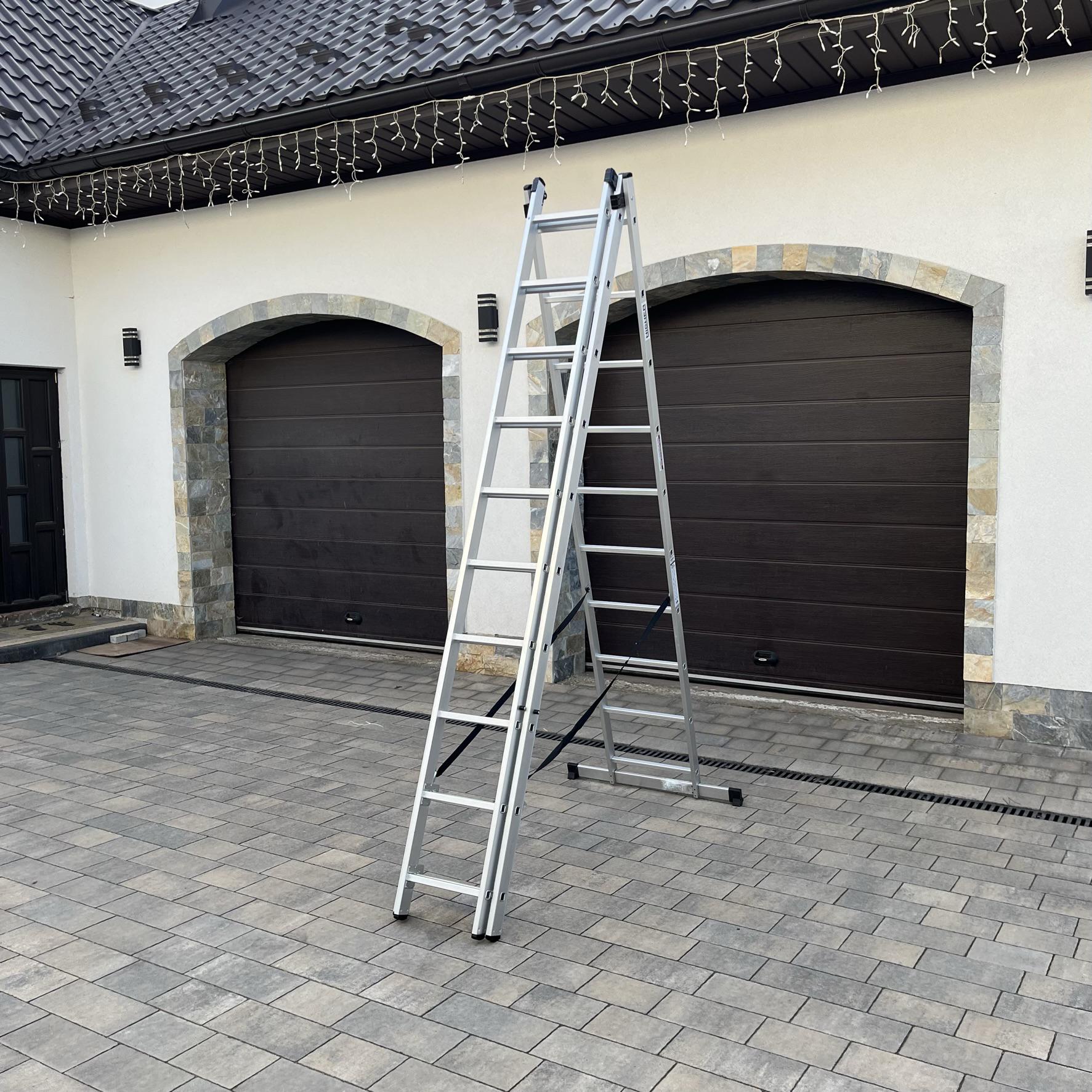 Лестница 3-секционная универсальная Higher 3х10/6,45 м - фото 6 Лестница 3-секционная универсальная Higher 3х10/6,45 м - фото 6