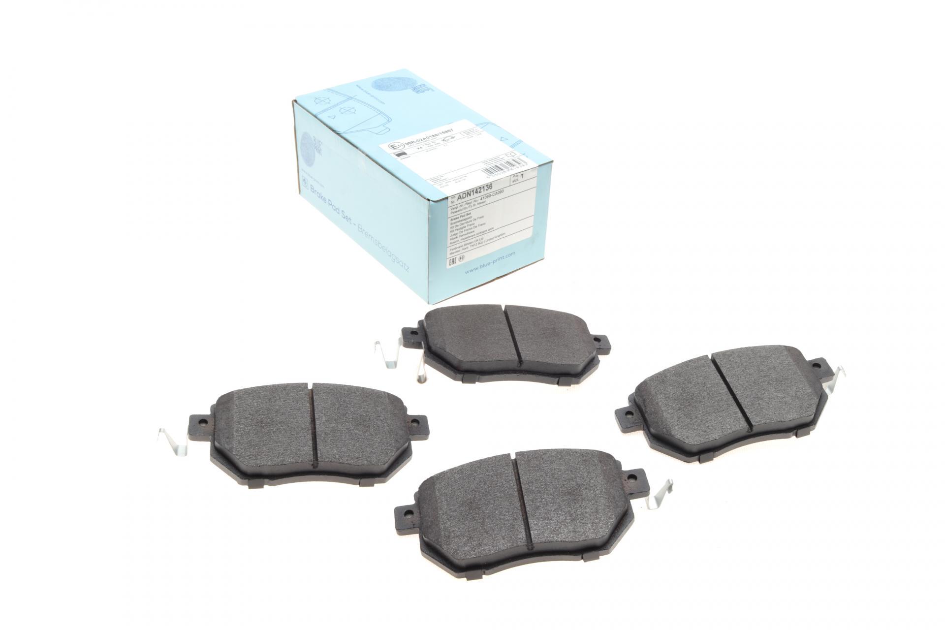 Колодки тормозные передние BLUE PRINT для Nissan Murano/Infiniti FX 35/45 03- (ADN142136)