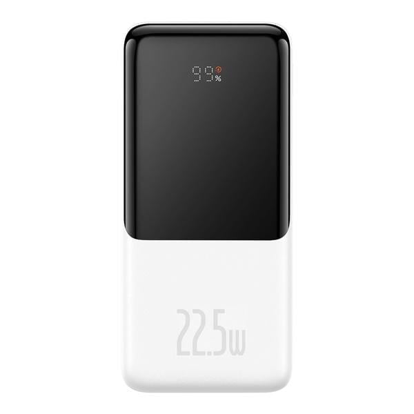 Повербанк BASEUS Elf digital display 22,5W 10000 mAh с кабелем Lighting/Type-C (00001)