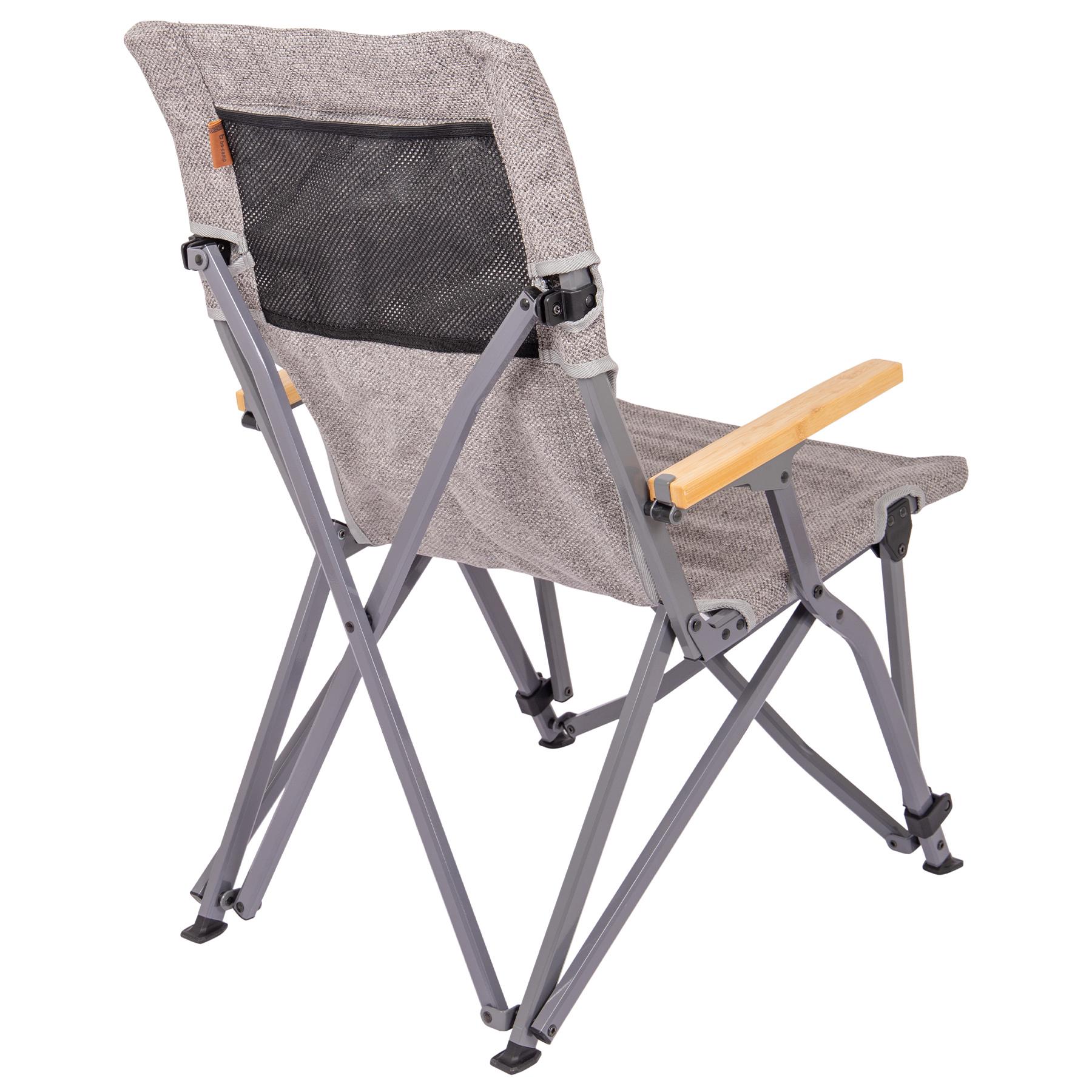 Туристичне крісло розкладне Bo-Camp Chelsea Grey (1204810) - фото 7