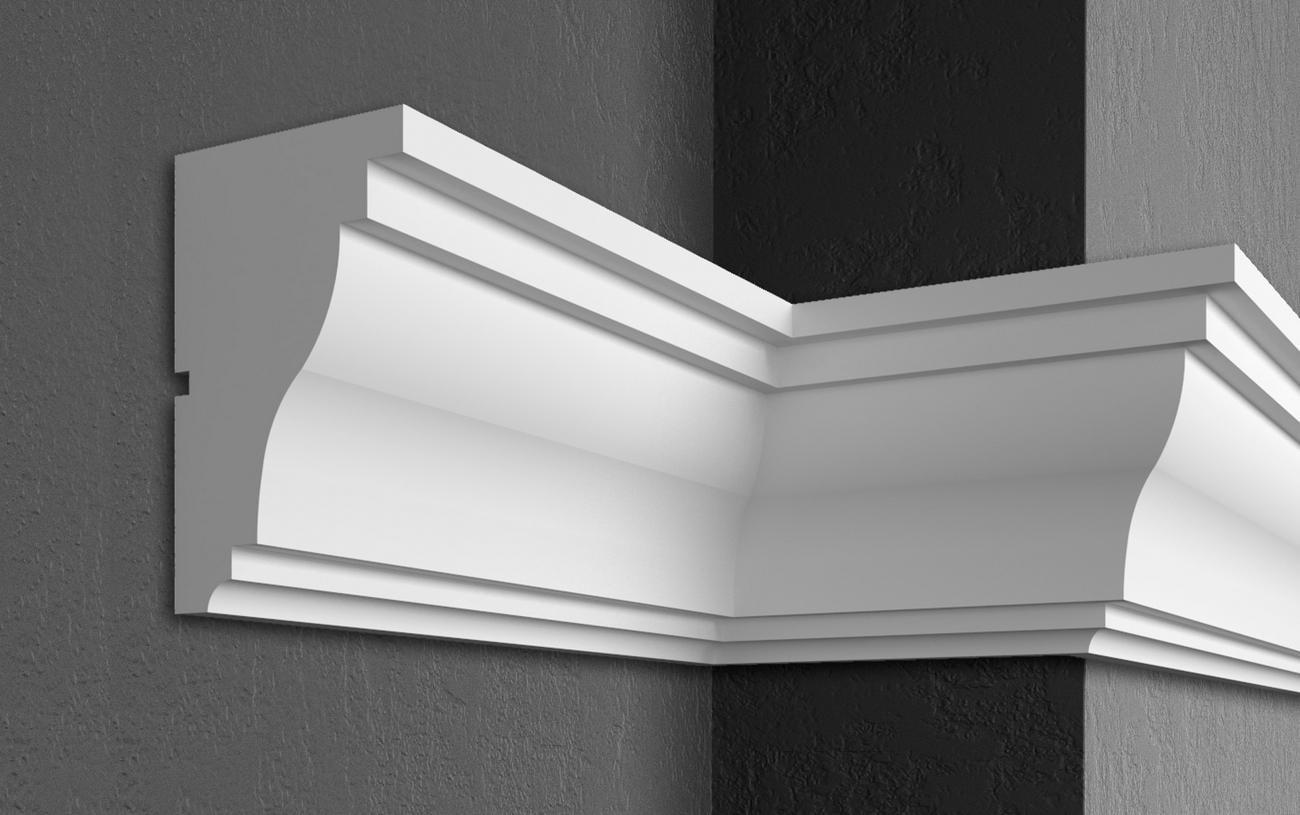 Карниз Prestige decor KC 106 без покрытия 210x130 мм 2000 мм (12370203)