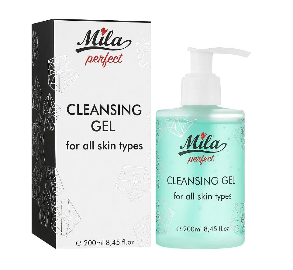 Гель для очищения всех типов кожи Mila Fase cleansing gel perfect 200 мл (3702261418200) Гель для очищения всех типов кожи Mila Fase cleansing gel perfect 200 мл (3702261418200)