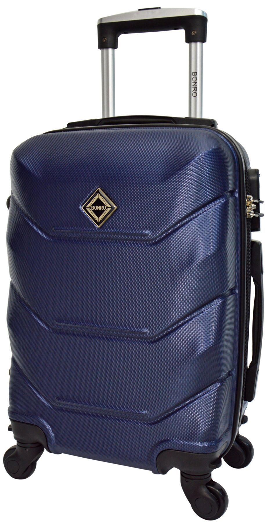 Чемодан ручная кладь Bonro 2019 мини Темно-синий (10500704) - фото 1 Чемодан ручная кладь Bonro 2019 мини Темно-синий (10500704) - фото 1