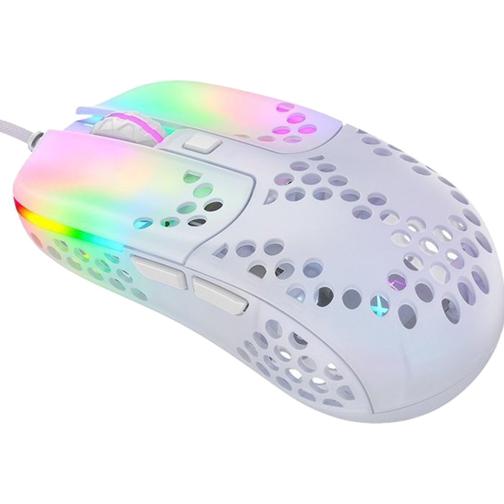 Комп'ютерна мишка Xtrfy MZ1 RGB White (XG-MZ1-WHITE-RGB) - фото 1