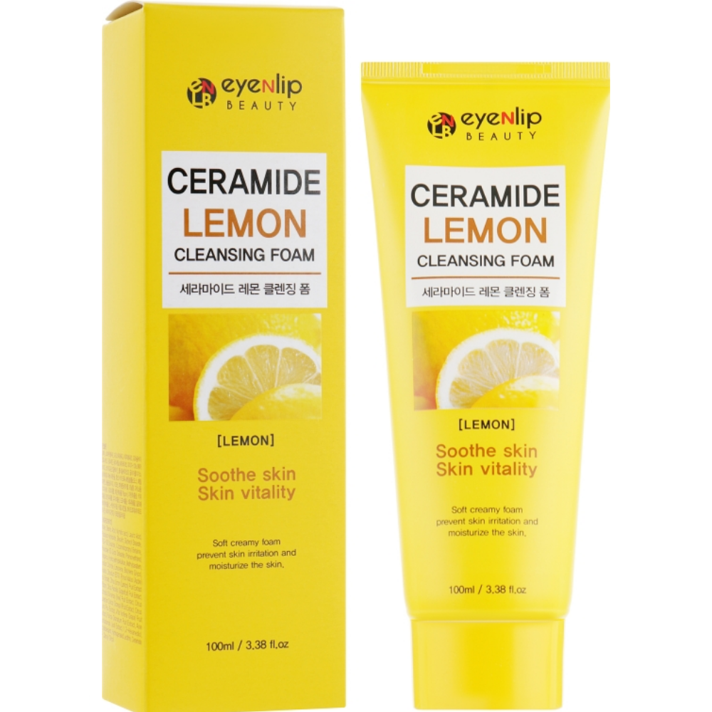 Пенка для умывания Eyenlip Ceramide Lemon Cleansing Foam с керамидами и лимоном 100 мл (1320743436)