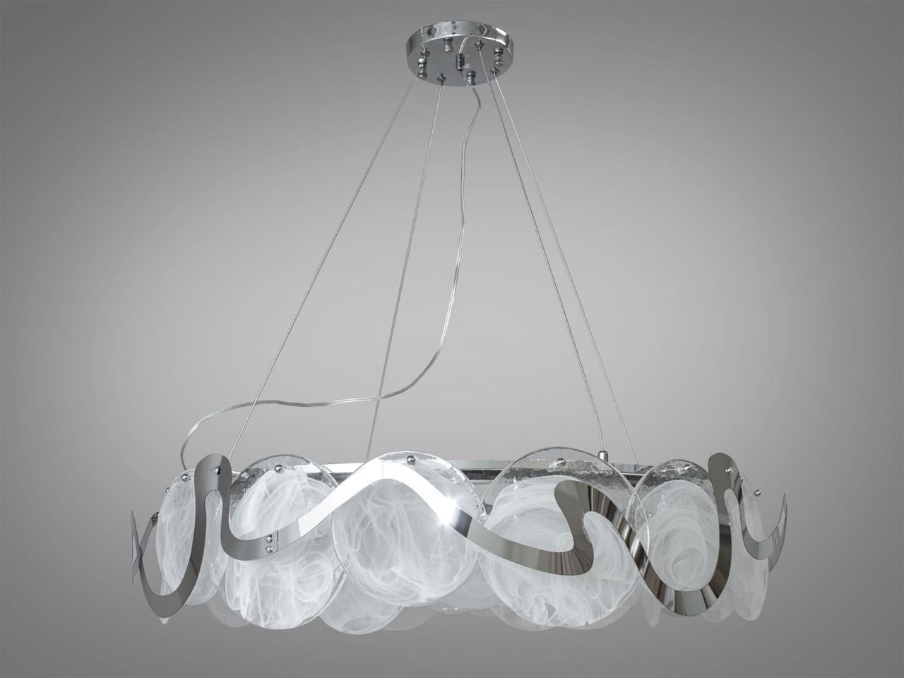 Люстра-подвес с круглыми стеклянными элементами 18037-800HR (2437587439)