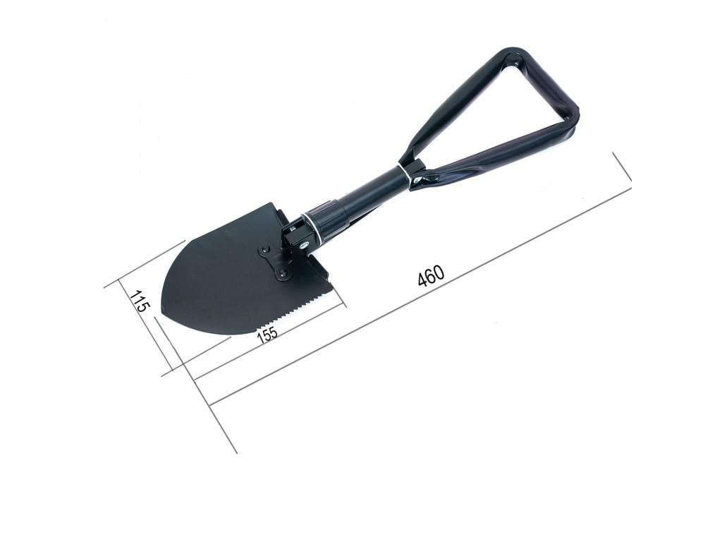 Лопатка туристическая складная в чехле 46 см - фото 2