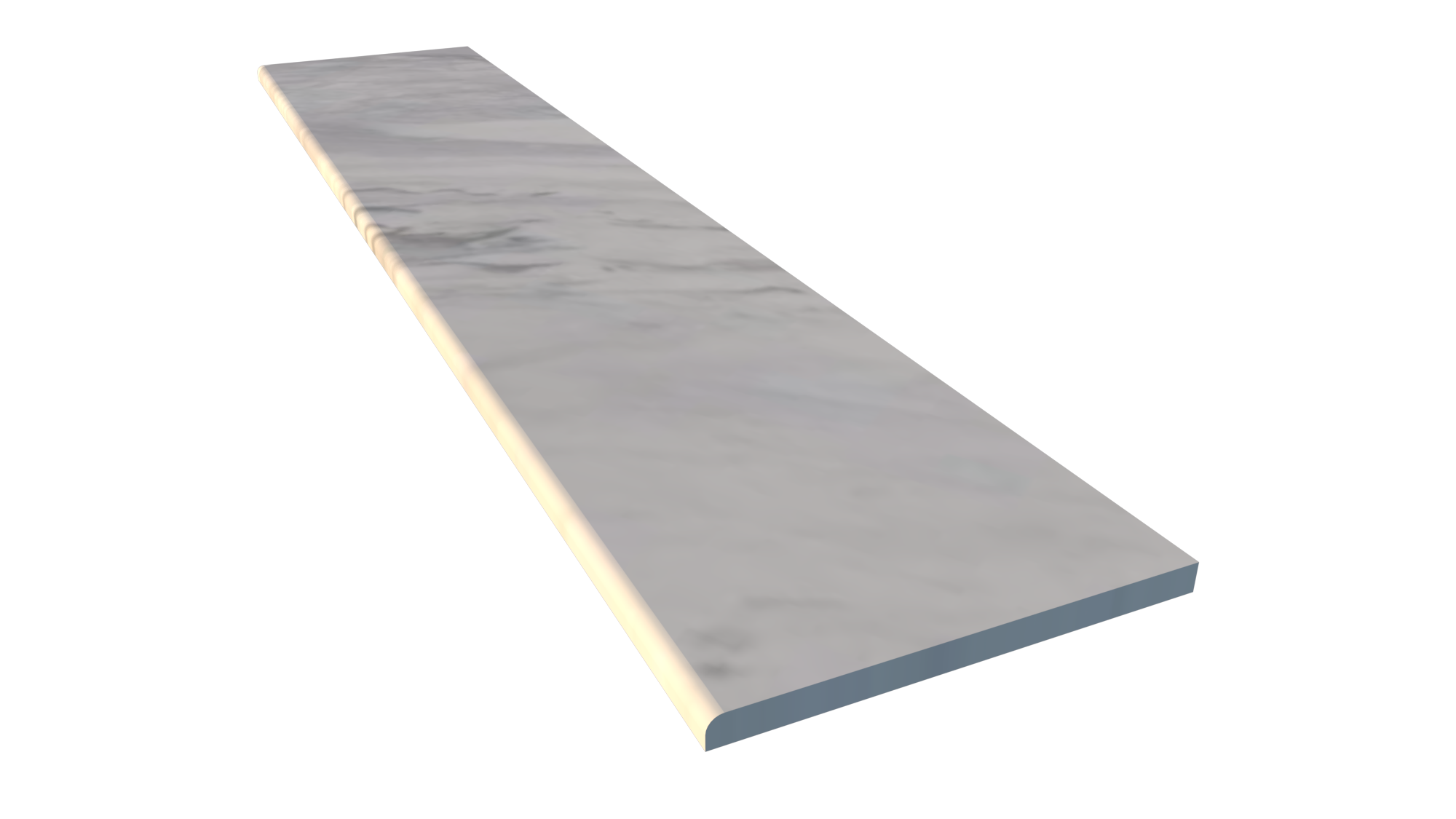 Підвіконня мармурове натуральне Volakas 1400х300х20 мм Білий/Сірий