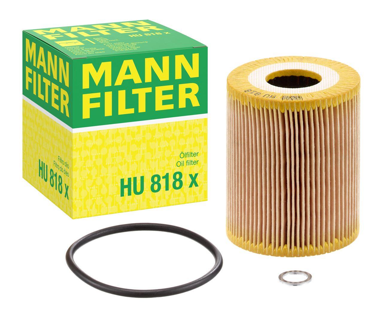 Фильтр смазки Mann-Filter (HU818X)