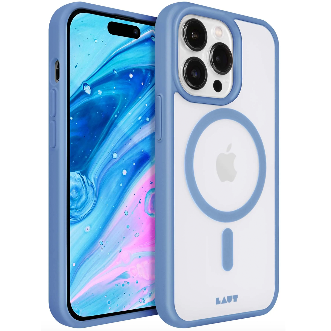 Чехол LAUT HUEX PROTECT with MagSafe IMPKT Cell Technology for iPhone 14 Pro, Ocean Blue (L_IP22B_HPT_BL)