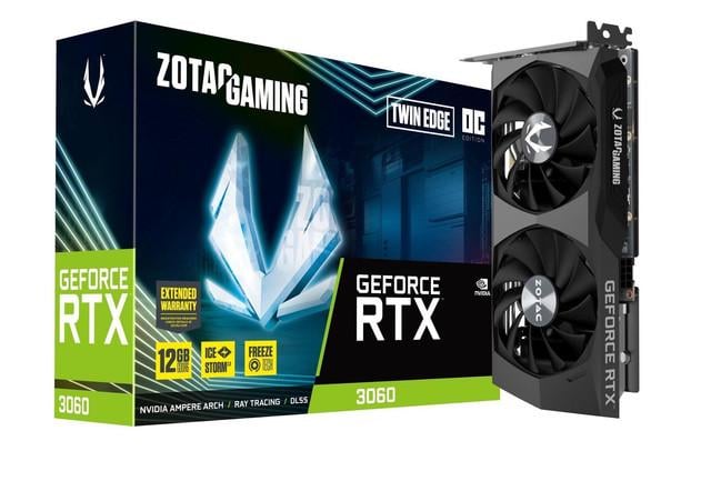 Видеокарта Zotac GAMING GeForce RTX 3060 Twin Edge OC (ZT-A30600H-10M)