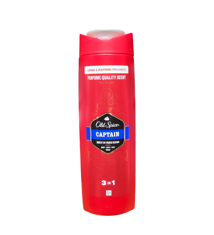 Гель-шампунь Old Spice Кептан 400 мл 3в1 (5615)
