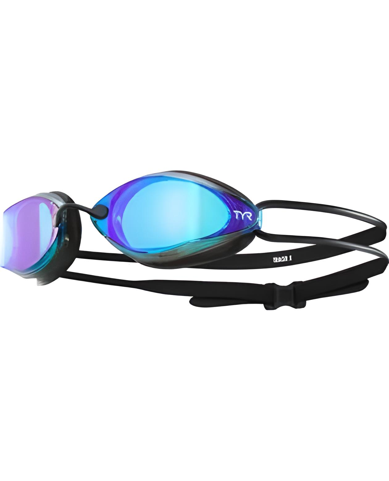 Очки TYR Tracer-X Racing Mirrored Blue/Black/Black