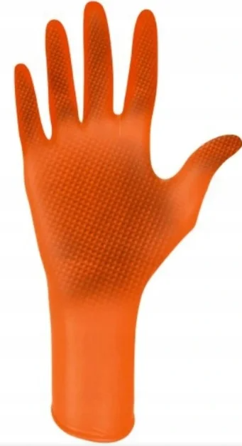 Рукавички Ideal® Grip Nitrile Gloves L Orange (9512357L) - фото 2