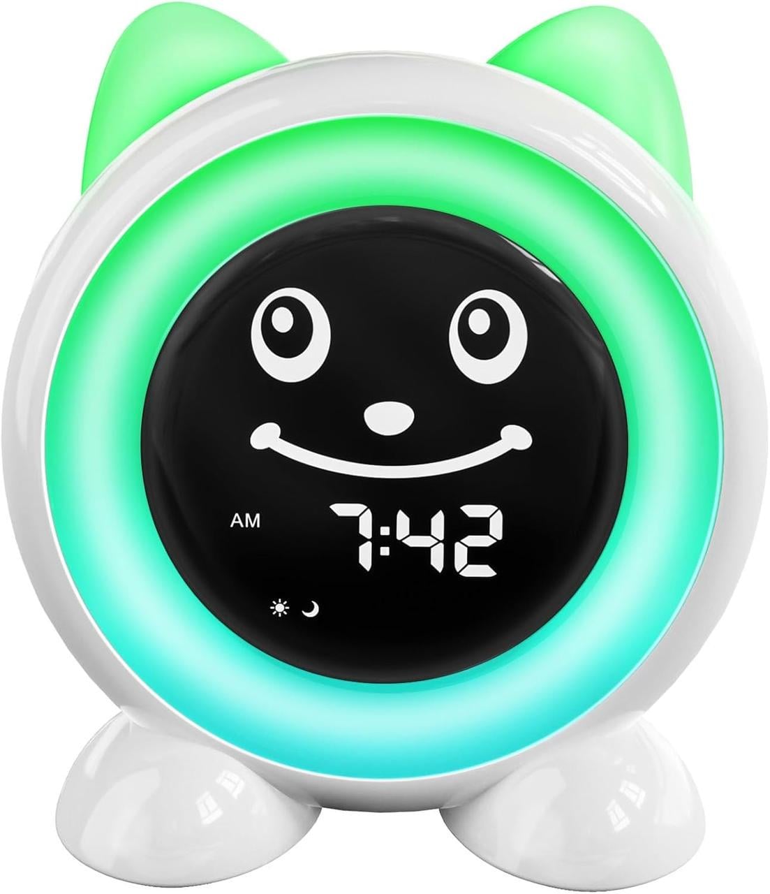 Будильник детский IхCODE OK to Wake с ночником и тренером сна Белый