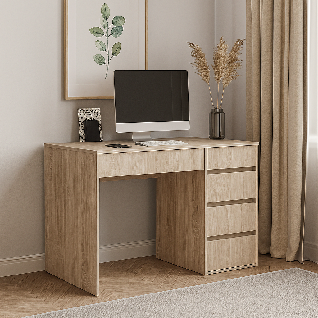 Стіл письмовий СП7 5Я SENAM 780х1100х600 мм ДСП Дуб Сонома - фото 1