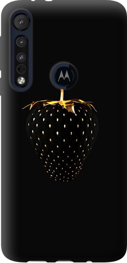 Чехол на Motorola One Macro Черная клубника (3585u-1812-42517)