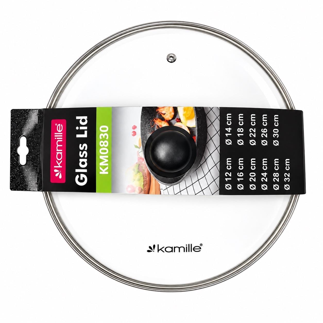 Крышка Kamille стеклянная 12 см (KM-0830) Крышка Kamille стеклянная 12 см (KM-0830)