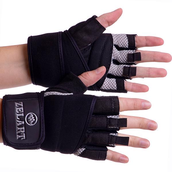 Перчатки спортивные Zelart ZG-3610 M Черный (07363011)