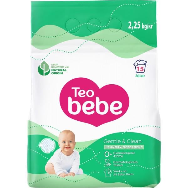 Стиральный порошок детский Teo bebe алоэ 2,4 кг (048456)