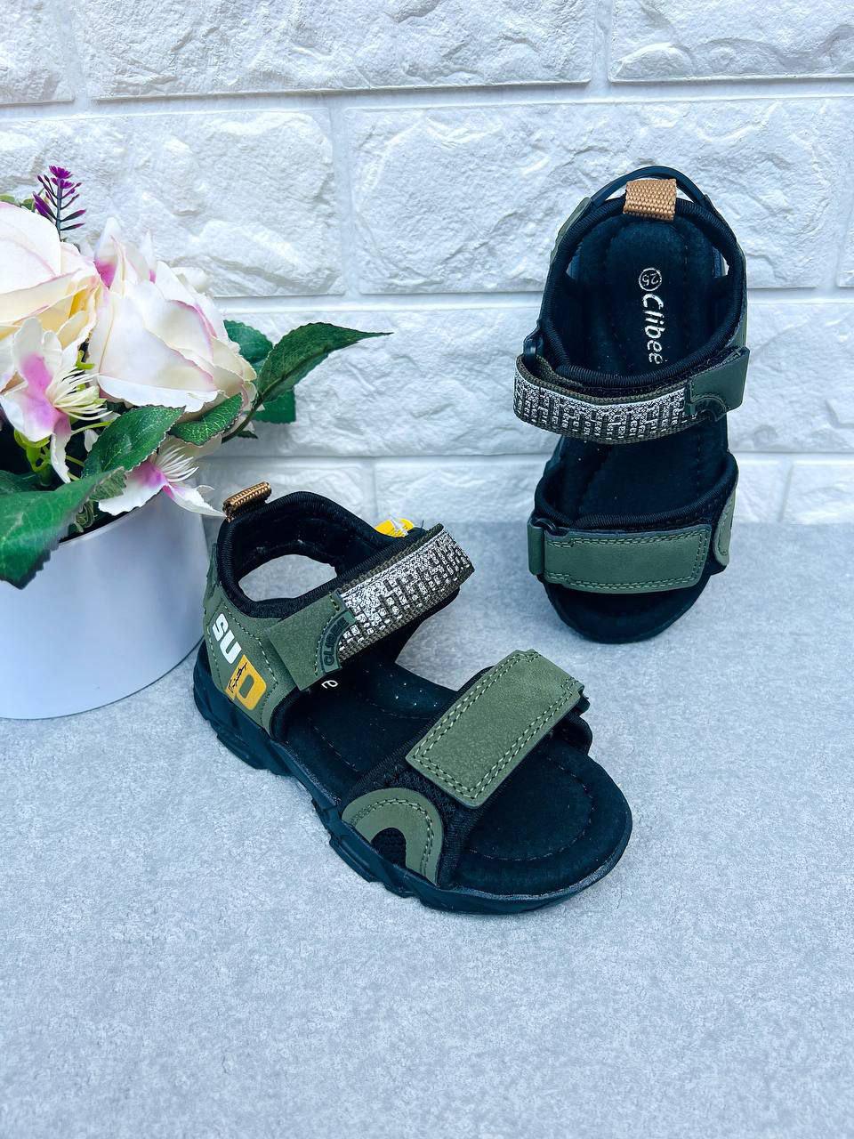 Босоніжки для хлопчика Clibee 1740 р. 27 18 см Хакі (1740-2)