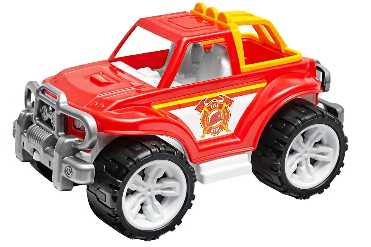Іграшкова машинка ТехноК Пожежний позашляховик з пластику 36 см Червоний (150-98-TH4999)