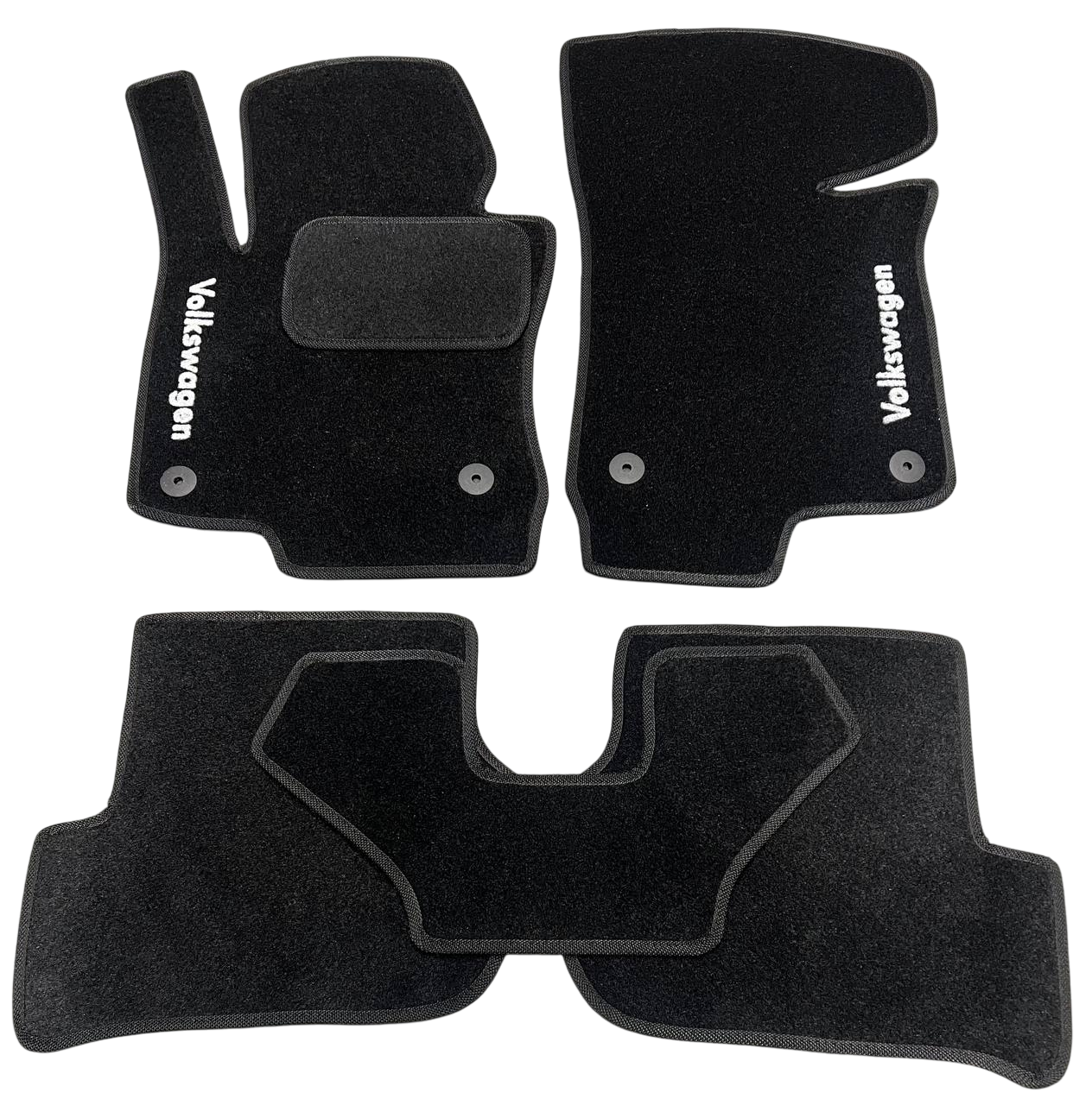 Килимки в салон ворсові для Volkswagen Jetta 1998-2005 5 шт. Чорний (27327189)