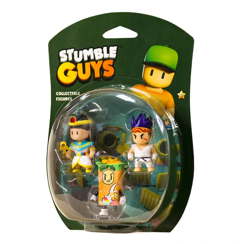 Набір колекційних фігурок STUMBLE GUYS СЕНСЕЙ ФАЄРФІСТ КЛЕОПАТРА КІЛЕР 3 фігурки 6 см