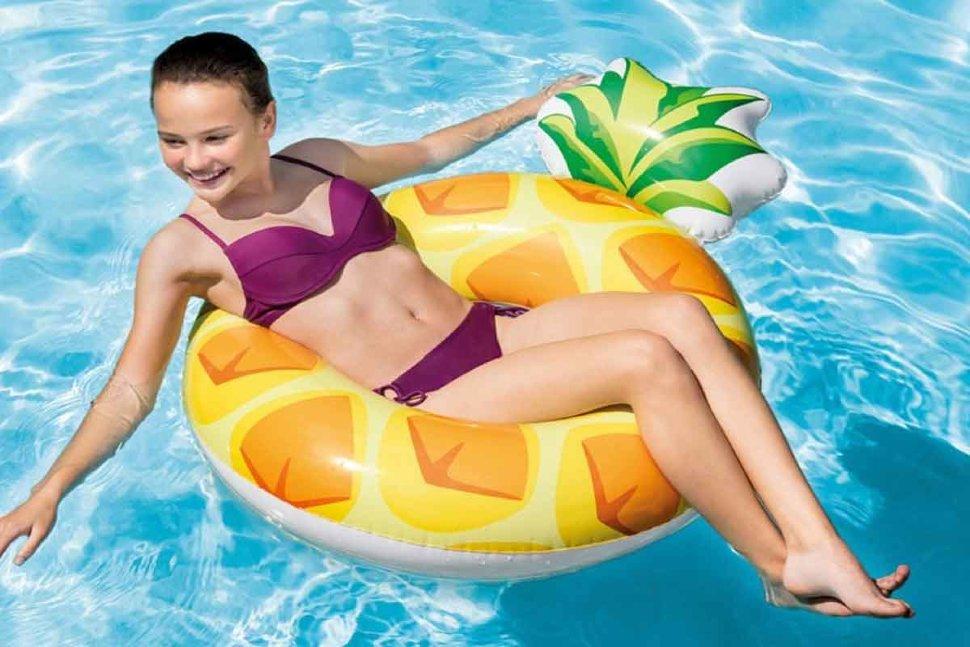 Надувний круг Intex 56266 "Ананас" 117 см (SUN4536) - фото 2 Надувний круг Intex 56266 "Ананас" 117 см (SUN4536) - фото 2