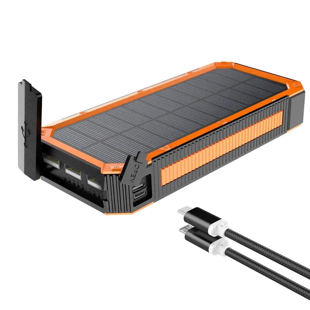 Повербанк iBattery YD-888KW 20000 mah QI 30000 mAh Orange (22630078) - фото 3