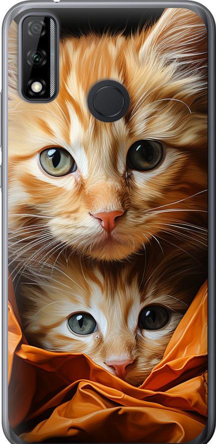 Чехол на Huawei P Smart 2020 Котики 2 (5664u-2060-42517)